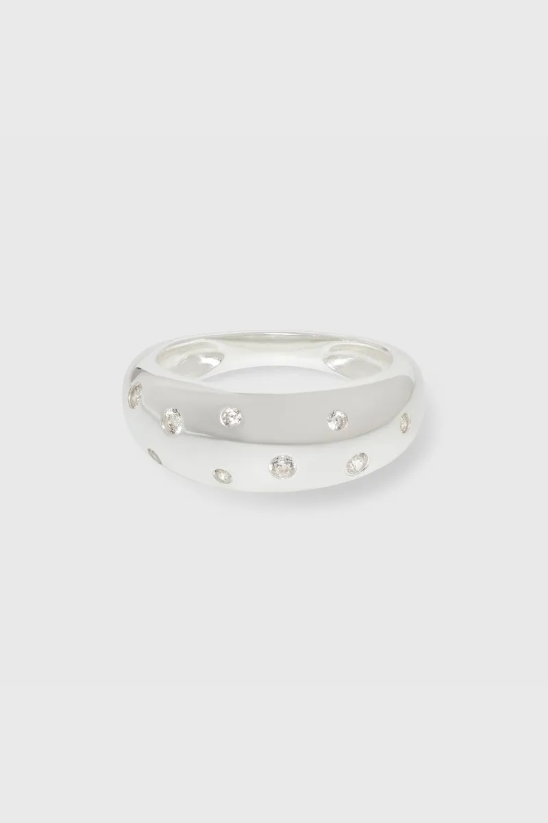 fejn fejn Damen vegan Ring Bold Sparkle Silber, Silber, – Produktbild 1 von 2