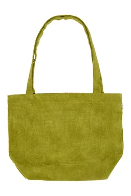 Tranquillo Shopper aus Cord - golden cypress / one size – Produktbild 1 von 1