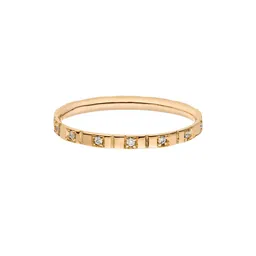 Maren Jewellery Lovelines Milestones Hochzeitsring - 60 / 18K Gelbgold & Labordiamanten – Produktbild 1 von 1
