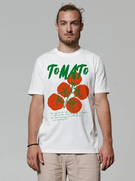 watapparel watapparel T-Shirt Unisex Tomato, Off white, – Produktbild 1 von 4