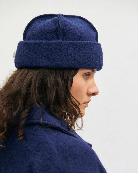 Rotholz Rotholz Toque Bio Wollmischung, Royalblau, – Produktbild 4 von 4