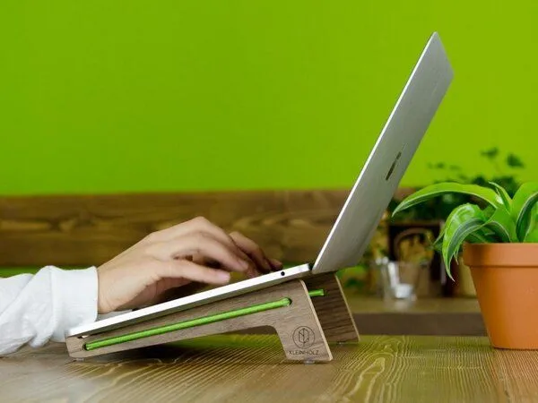 KLEINHOLZ KLEINHOLZ Laptopständer KLIX, Schwarz, – Produktbild 5 von 7