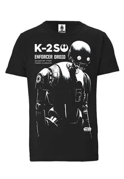 LOGOSH!RT LOGOSH!RT Star Wars - Rogue One - K-2SO - Organic T-Shirt – Produktbild 1 von 1