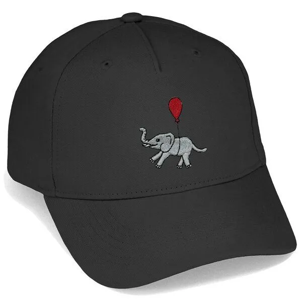 LIGARTI Bestickte Cap – Tuffi der Elefant – LIGARTI Tiermanufaktur, Schwarz, – Produktbild 1 von 4