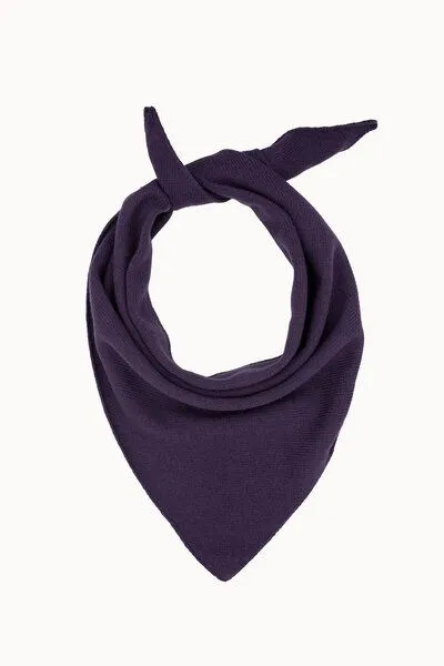 Kopyto Kopyto BIRUANG Bandana Halstuch 100% Merinowolle RWS-Zertifiziert Ökologisch Unifarben, Violett, – Produktbild 1 von 4