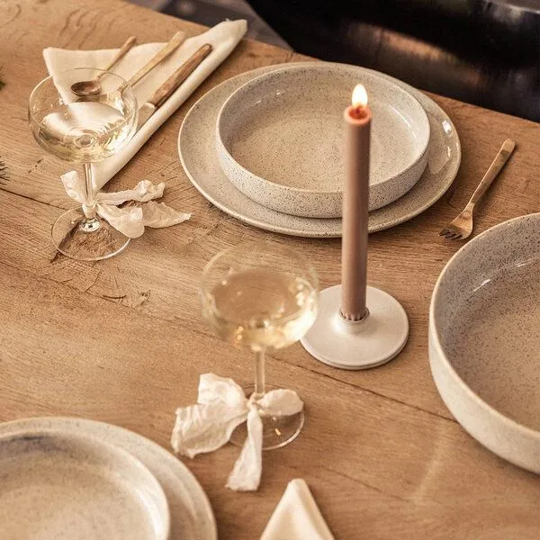 onomao onomao Großer Teller (M) - Traditionell, Sand, – Produktbild 2 von 4