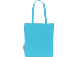 Neutral Neutral Bio-Baumwoll-Tragetasche mit langen Henkeln, sapphire – Produktbild 1 von 1