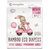 WOHL2BE Auf ins Premium Wohl WOHL2BE | Auf ins Premium-Wohl Öko-Windeln Medium (9-14kg) aus Bambusfasern – Produktbild 1 von 1