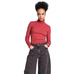 JAN N JUNE JAN 'N JUNE Longsleeve Minirib Turtleneck CHUVA – Produktbild 1 von 1