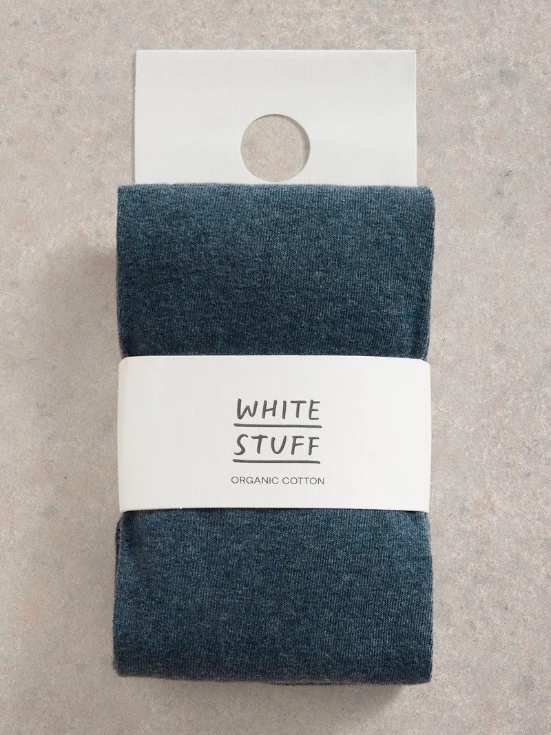 White Stuff Strumpfhose Patty - S, Mittel denim, – Produktbild 1 von 3