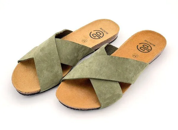Busche Busche Tropez Sandale, Kaki, – Produktbild 1 von 4