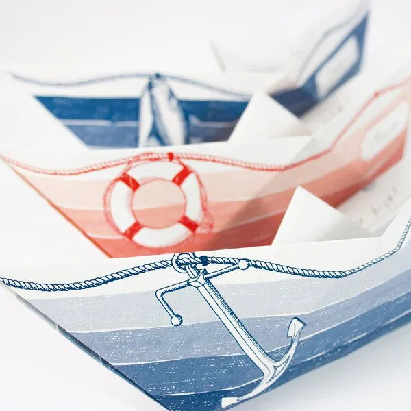 Bow & Hummingbird Bow & Hummingbird Grußboote 3er Set – Produktbild 2 von 4