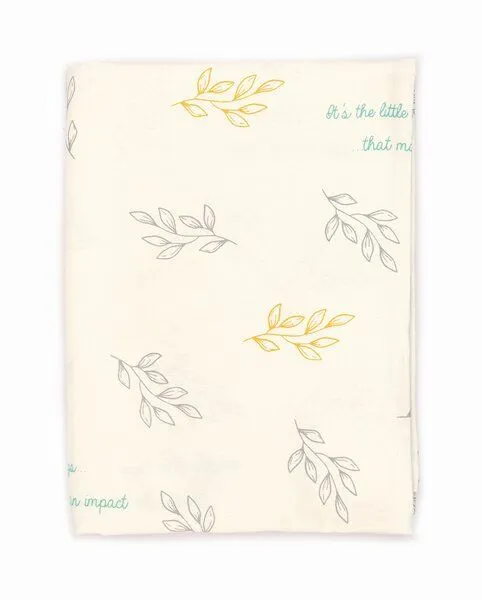 El Puente El Puente Tischdecke "It's the little things", Grau,gelb,blau,weiß, – Produktbild 2 von 2