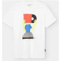Dedicated DEDICATED Stockholm Diggin White T-Shirt Herren – Produktbild 1 von 1