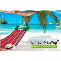 Brillenputztuch aus recycling PET im Pergaminbeutel, 30 x 20 cm – Produktbild 1 von 1