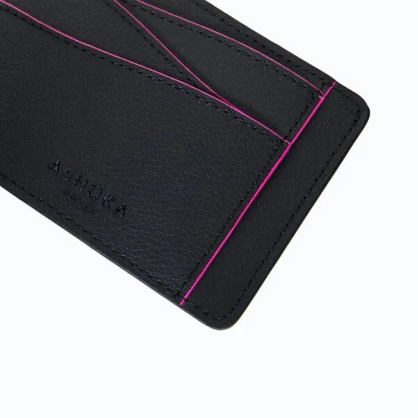 Ashoka Paris Ashoka Paris Großes Kartenetui aus Pilzleder Mylo Rosa – Produktbild 4 von 5