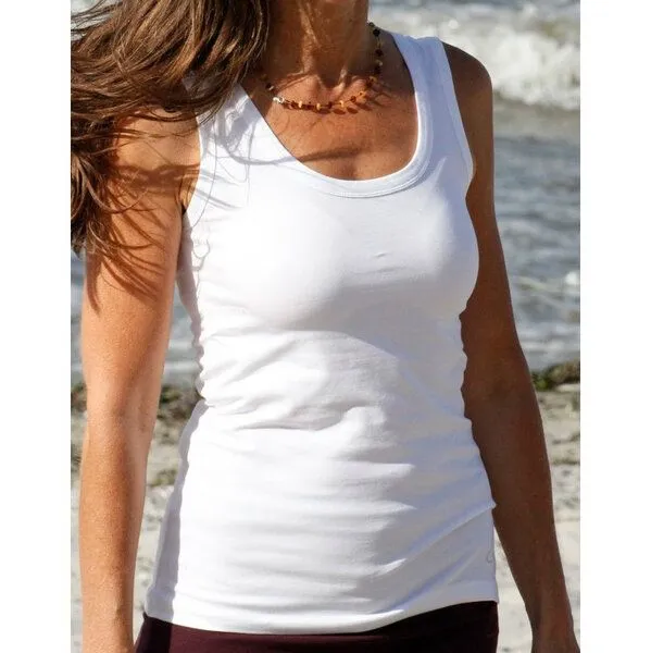ESPARTO ESPARTO Yoga-Tanktop "Auron", Schneeweiß, – Produktbild 3 von 4