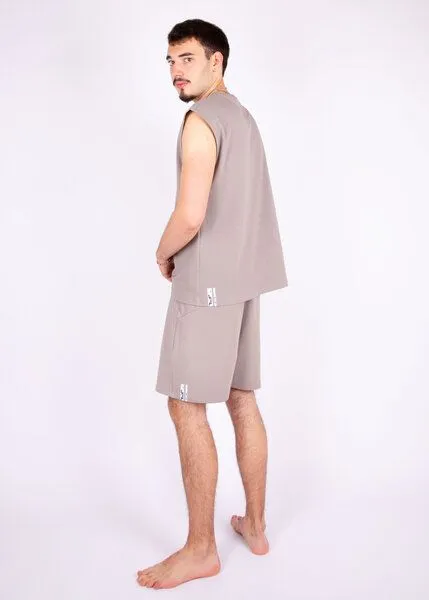 ÆVRIL ÆVRIL Unisex Oversize Shirt // Dolphin Grey // Bio-Baumwolle – Produktbild 1 von 3