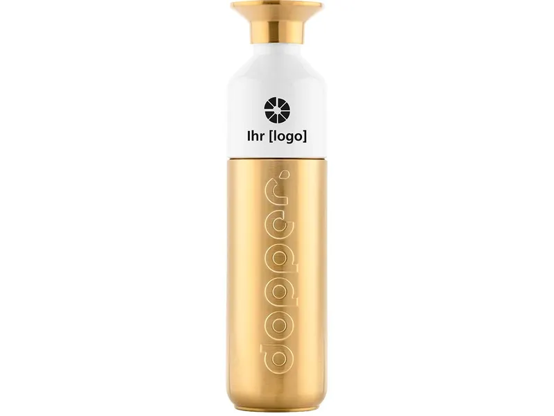 Dopper Dopper Trinkflasche "Steel" 800 ml inkl. 1-farbigem Aufdruck, gold – Produktbild 1 von 1
