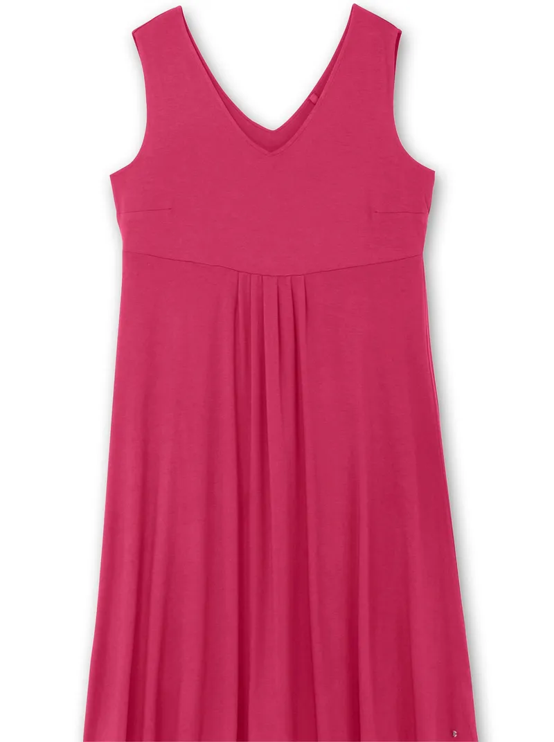 sheego Jerseykleid, Pink, – Produktbild 1 von 2