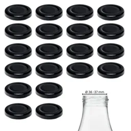 mikken mikken 20 Ersatzdeckel TO48 Ø 5 cm für Glasflaschen Twist-Off Schraubdeckel – Produktbild 1 von 1