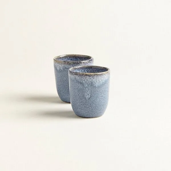 onomao onomao Espressobecher - Traditionell, Graublau, – Produktbild 4 von 4