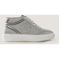 AGAZI AGAZI Damen vegan Sneaker Veganes Öko-Leder Blanka Grau – Produktbild 1 von 1