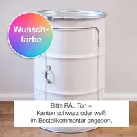 Lockengelöt Lockengelöt Der HiFi-Schrank aus einem Hamburger Ölfass, Wunschfarbe (gepulvert), – Produktbild 2 von 3