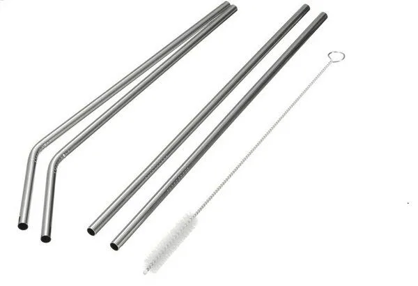 Made Sustained Made Sustained Trinkhalme Edelstahl mit Reinigungsbürste – Produktbild 2 von 3