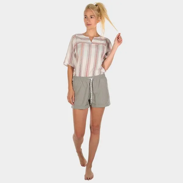 Iriedaily Iriedaily Chambray Girl Short, Grau, – Produktbild 4 von 4