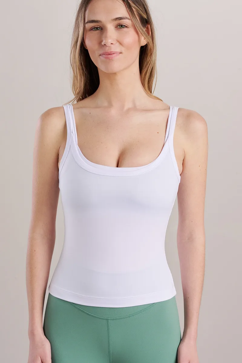 SEAAV SEAAV Damen vegan Tanktop Dune Weiß, Weiß, – Produktbild 2 von 2