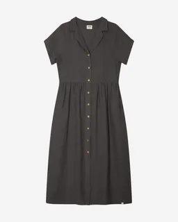 MATONA MATONA Damen vegan Kleid Mit Kragen Schwarz – Produktbild 1 von 1