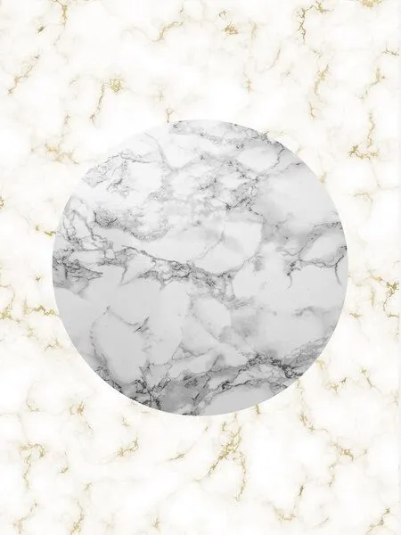 Photocircle Photocircle Poster / Leinwandbild - Marble Shape – Produktbild 1 von 4