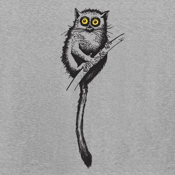 little kiwi little kiwi Kinder T-Shirt, "Maki", Heather Grey-Blue – Produktbild 2 von 3