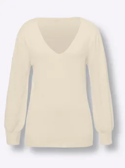 heine Langarm-Pullover champagner – Produktbild 1 von 1