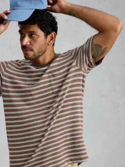 White Stuff Gestreiftes T-Shirt Horsham - M – Produktbild 1 von 1