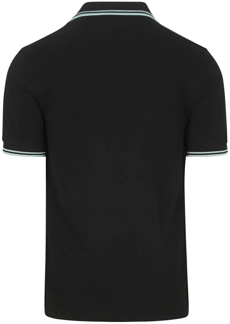 Fred Perry Fred Perry Polo Twin Tipped M3600 schwarz, Schwarz, – Produktbild 1 von 4