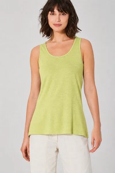 HempAge HempAge Lockeres Tank-Top Hanf/Biobaumwolle, Lind (grün), – Produktbild 2 von 4
