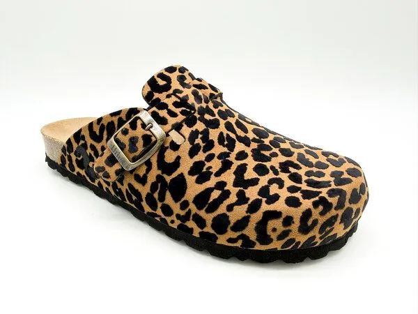 thies Vegane "thies ® Rec Leo Clog" aus rec. PES, Dark leo, – Produktbild 3 von 4
