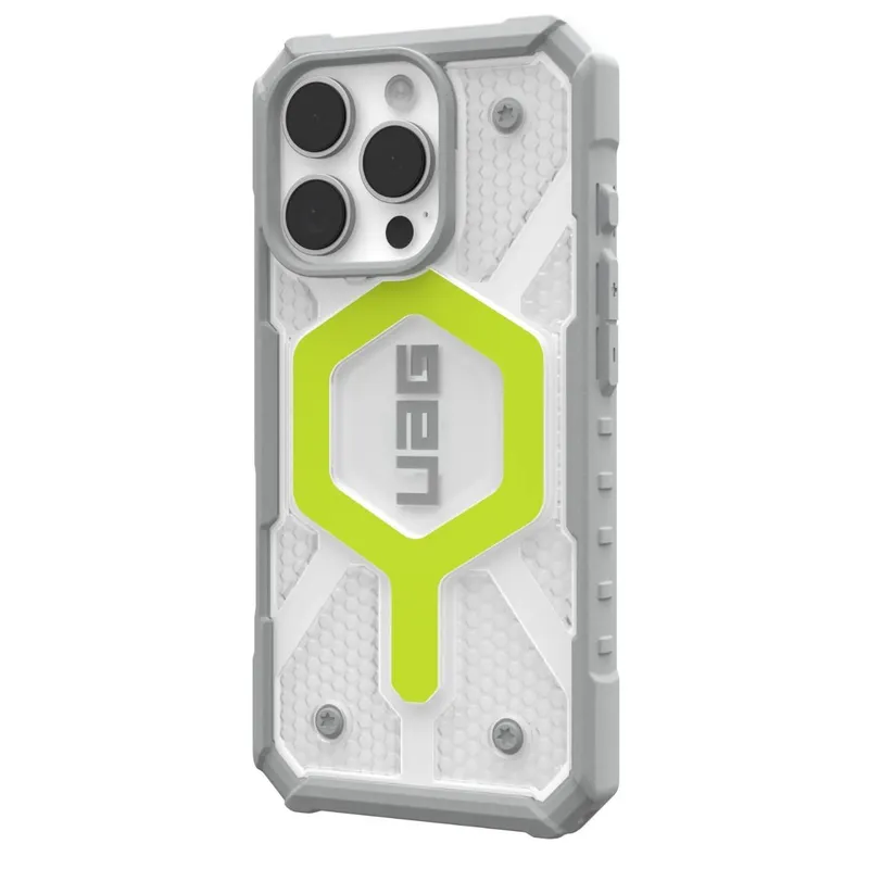 Urban Armor Gear MagSafe-Hülle für Apple iPhone 16 Pro, Urban Armor Gear, Pathfinder Clear, Grün – Produktbild 1 von 1