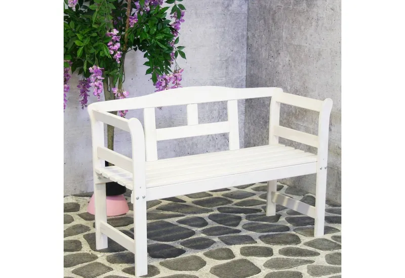 osoltus Gartenbank Friesenbank Gartenbank sensline Kiefer FSC 2-Sitzer 113 x 45 x 78 cm – Produktbild 4 von 4