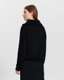 Kuyichi Kuyichi Damen vegan Strickpullover Kayla Tiefschwarz – Produktbild 1 von 1