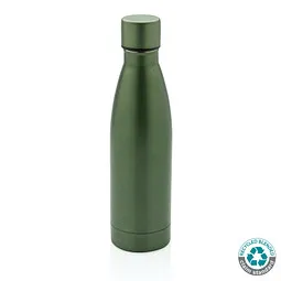 XD Collection RCS recycelte Stainless Steel Solid Vakuum-Flasche, grün – Produktbild 1 von 1