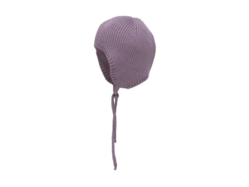 Pickapooh Pickapooh Baby Mütze Wolle Seide Feinstrick altrose Gr. 2 (42-46 cm), Rosa, – Produktbild 1 von 2