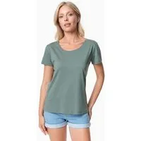 ORGANICATION ORGANICATION TIJEEN | T-Shirt aus TENCEL Modal und Bio-Baumwolle, Green tea, – Produktbild 1 von 1