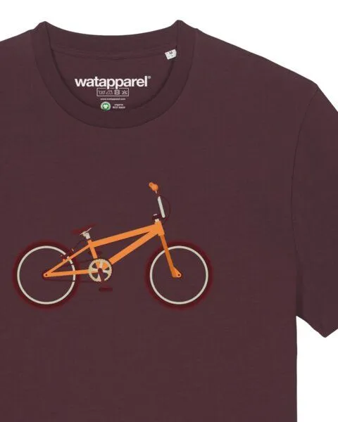 watapparel watapparel T-Shirt Unisex BMX, Red brown, – Produktbild 3 von 3