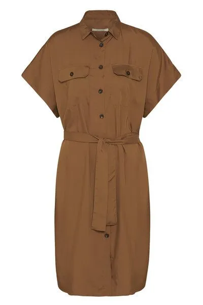 Wunderwerk Wunderwerk Utility dress 1/2 TENCEL, Braun (843 - burned almond), – Produktbild 1 von 2