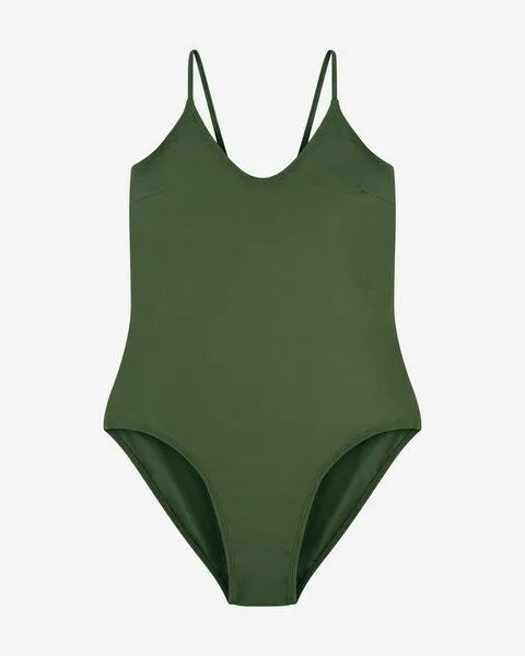MATONA Matona Badeanzug | V-Neck Bathing Suit | aus Econyl, Basil, – Produktbild 4 von 4