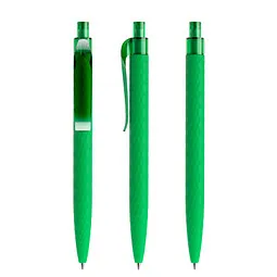 prodir prodir® Druckkugelschreiber QS01 Soft Touch PRT Push, blaue Mine, hellgrün – Produktbild 1 von 1
