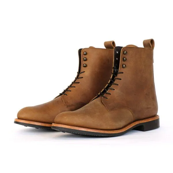 SORBAS SORBAS Welted No.7 rahmengenähte Stiefel aus Leder, Brown (braun), – Produktbild 3 von 8